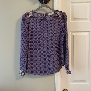 Loft long sleeved blouse